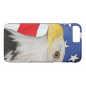 Coques Case-Mate iPhone Drapeau Américain Avec Aigle Bald Américain (Dos (Horizontal))