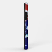 Coques Case-Mate iPhone Drapeau américain avec Eagle chauve patriotique (Dos/Droite)