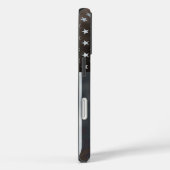 Coques Case-Mate iPhone Drapeau américain Black & White Pop Art (Verso / Droite)