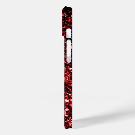 Coques Case-Mate iPhone Drapeau américain bleu faux scintillant (Verso / Gauche)