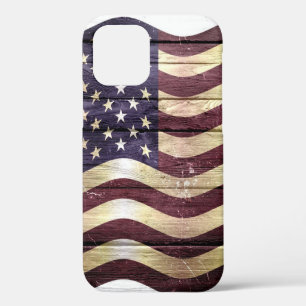 Case-Mate iPhone Case Drapeau américain bois Vintage #2