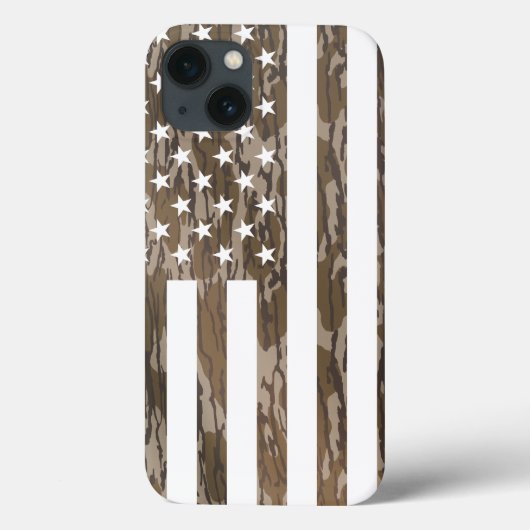 Coques Case-Mate iPhone Drapeau américain Bottomland Camo USA (Verso)