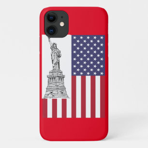 Coques Pour iPhone Drapeau américain de la liberté