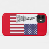 Coques Case-Mate iPhone Drapeau américain de la liberté (Dos (Horizontal))