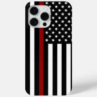 Drapeau américain de la ligne rouge mince