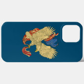 Coques Case-Mate iPhone Drapeau américain de l'aigle (Verso (horizontal))