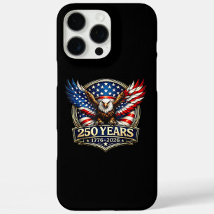 Coques iPhone 16 Pro Max Drapeau américain de l'aigle vintage du 4 juillet