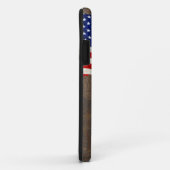 Coques Case-Mate iPhone Drapeau américain de rodéo Buckest, Drapeau améric (Dos/Droite)