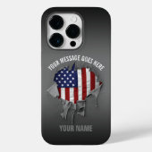 Coques Case-Mate iPhone Drapeau américain déchiré, déchiré Coque-Mate (Verso)