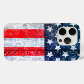 Coques Case-Mate iPhone Drapeau américain des États-Unis (Verso (horizontal))
