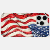 Coques Case-Mate iPhone Drapeau américain des États-Unis (Verso (horizontal))