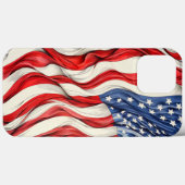 Coques Case-Mate iPhone Drapeau américain des États-Unis (Verso (horizontal))