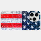 Coques Case-Mate iPhone Drapeau américain des États-Unis (Verso (horizontal))