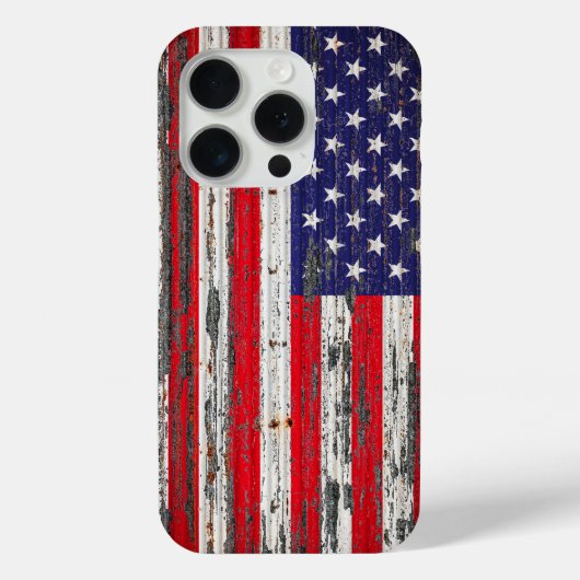 Coques Case-Mate iPhone Drapeau américain des États-Unis (Verso)