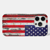 Coques Case-Mate iPhone Drapeau américain des États-Unis (Verso (horizontal))