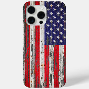 Coque iPhone 15 Pro Max Drapeau américain des États-Unis