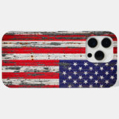 Coques Case-Mate iPhone Drapeau américain des États-Unis (Verso (horizontal))