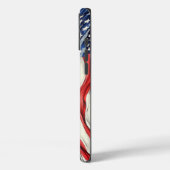 Coques Case-Mate iPhone Drapeau américain des États-Unis (Verso / Gauche)