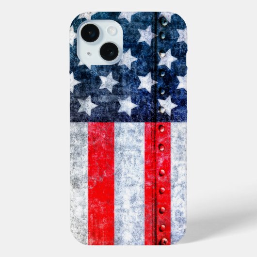 Coques Case-Mate iPhone Drapeau américain des États-Unis (Verso)