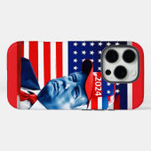 Coques Case-Mate iPhone Drapeau américain Donald Trump 2024 (Verso (horizontal))