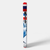 Coques Case-Mate iPhone Drapeau américain Donald Trump 2024 (Verso / Gauche)