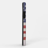 Coques Case-Mate iPhone Drapeau américain en détresse (Dos/Droite)