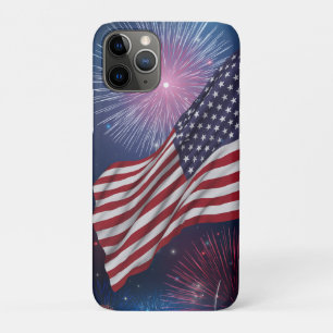 Case-Mate iPhone Case Drapeau américain et feux d'artifice