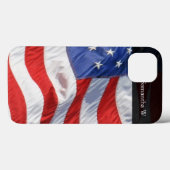 Coques Case-Mate iPhone Drapeau américain, évent (Verso (horizontal))
