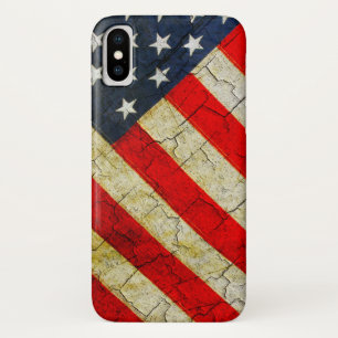 Case-Mate iPhone Case Drapeau américain fissuré