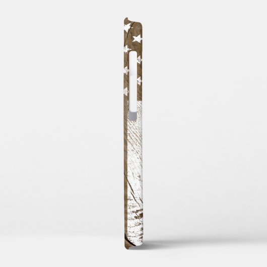 Coques Case-Mate iPhone Drapeau américain Grrain Grunge (Verso / Gauche)