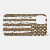 Coques Case-Mate iPhone Drapeau américain Grrain Grunge (Verso (horizontal))
