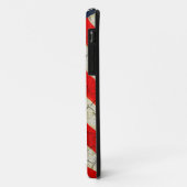 Coques Case-Mate iPhone Drapeau américain Grunge (Dos/Gauche)