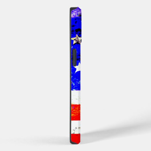 Coques Case-Mate iPhone Drapeau américain Grunge (Verso / Droite)
