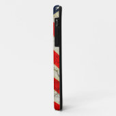 Coques Case-Mate iPhone Drapeau américain Grunge (Dos/Gauche)