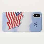 Coques Case-Mate iPhone Drapeau américain Illustration Étoiles & rayures p (Dos (Horizontal))