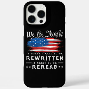 Coques iPhone 16 Pro Max Drapeau américain La constitution des États-Unis d
