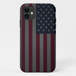 Case-Mate iPhone Case Drapeau américain Maillage métallique