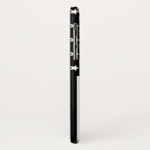 Coques Case-Mate iPhone Drapeau américain mince de Blue Line (Dos/Gauche)