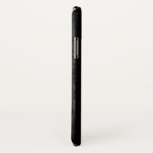 Coques Case-Mate iPhone Drapeau américain noir (Dos/Droite)