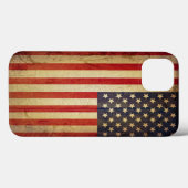 Coques Case-Mate iPhone Drapeau américain patriotique (Verso (horizontal))