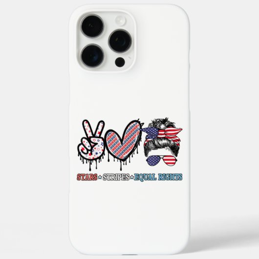 Coques Case-Mate iPhone Drapeau américain patriotique drôle (Verso)