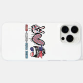 Coques Case-Mate iPhone Drapeau américain patriotique drôle (Verso (horizontal))