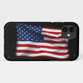Coques Case-Mate iPhone Drapeau américain patriotique États-Unis (Dos (Horizontal))