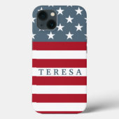 Coques Case-Mate iPhone Drapeau américain patriotique Étoiles et rayures p (Verso)