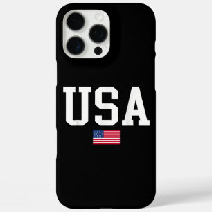 Coques iPhone 16 Pro Max Drapeau Américain Patriotique Pour Hommes Femmes E