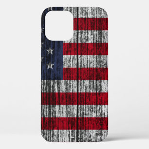 Case-Mate iPhone Case Drapeau américain peint sur la clôture arrière - p