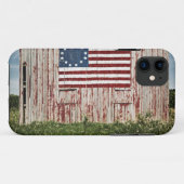 Coques Case-Mate iPhone Drapeau américain peint sur la grange (Dos (Horizontal))
