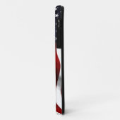 Coques Case-Mate iPhone Drapeau américain qui flotte (Dos/Gauche)