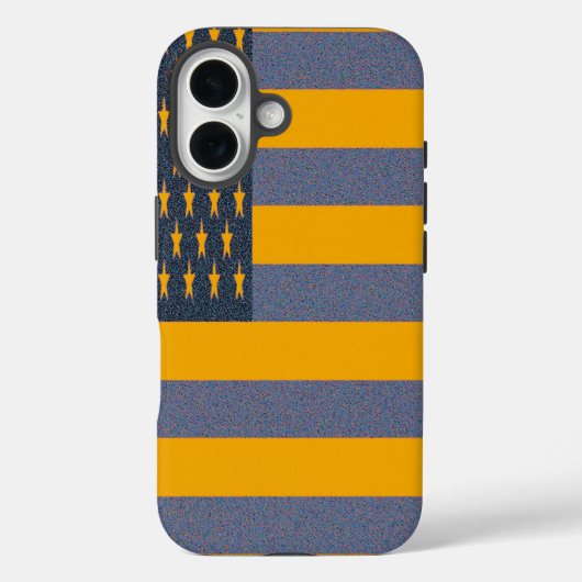 Coques Case-Mate iPhone Drapeau américain rétro (Verso)