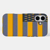 Coques Case-Mate iPhone Drapeau américain rétro (Verso (horizontal))